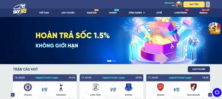 Cập nhật link vào sky88 mới nhất hiện nay